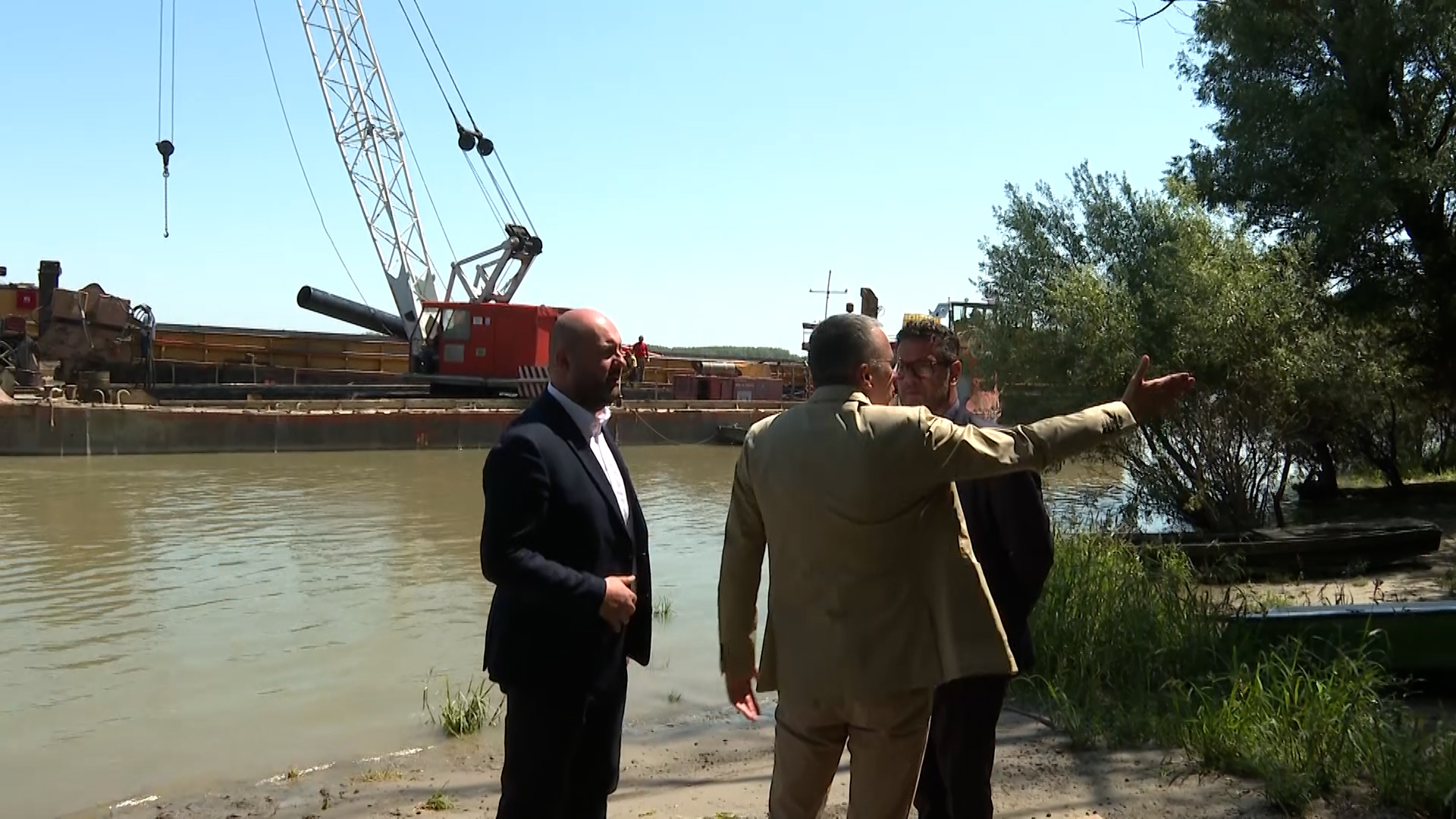 Sremski Karlovci, svecano obelezavanje pocetka radova na izgradnji medjunarodnog putnog pristanista u Sremskim Karlovcima, pokrivanje